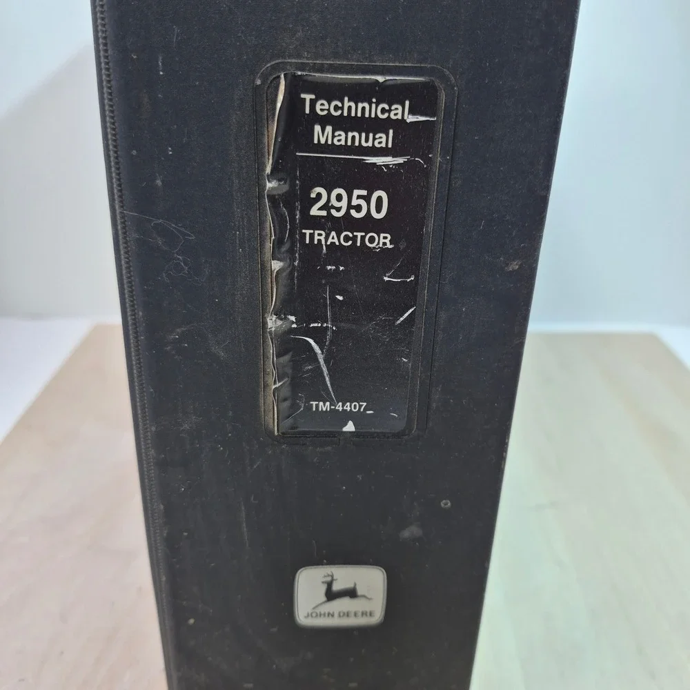 John Deere 2950 Tractor Technical Manual TM-4407 Service Repair‎ Binder 1982